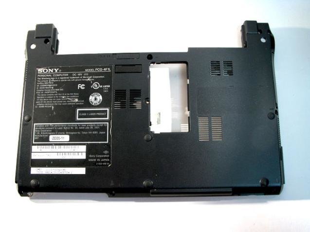 Оригинальный корпус для ноутбука Sony Vaio PCG-4F1L VGN-TX650P нижняя крышка Оригинальный корпус для ноутбука Sony Vaio PCG-4F1L VGN-TX650P нижняя крышка