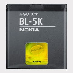 Оригинальный аккумулятор Nokia BL-5K для телефонов Nokia N85 N86 8MP Оригинальный аккумулятор Nokia BL-5K для телефонов Nokia N85 N86 8MP.