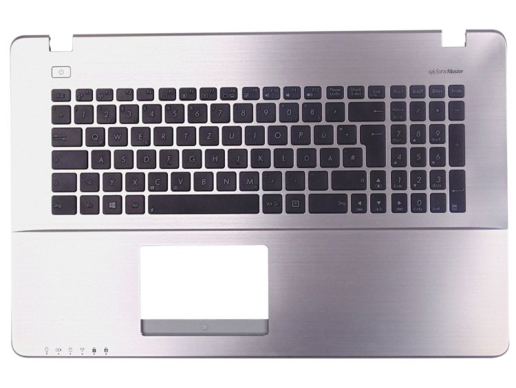 Корпус с клавиатурой для ноутбука Asus X750JA X750JB X750LB X750LN Купить клавиатуру с нижней частью корпуса для Asus X750JA X750JB X750LB X750LN в интернет магазине