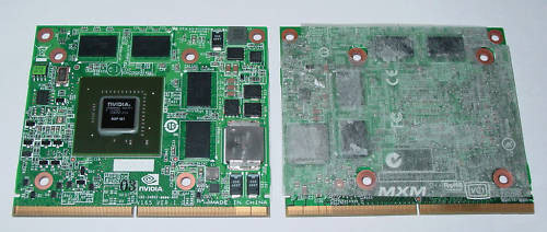 Видеокарта для ноутбука nVIDIA Geforce GT 130M 512MB MXM II Видеокарта для ноутбука nVIDIA Geforce GT 130M 512MB MXM II