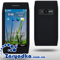Силиконовый чехол для телефона Nokia X7-00 черный