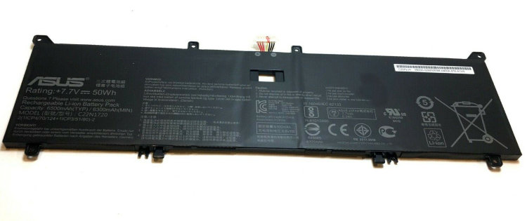 Оригинальный аккумулятор для ноутбука Asus ZenBook S UX391 UX391U UX391UA C22N1720 C22PYJH Купить батарею Asus zenbook s 13 в интернете по выгодной цене