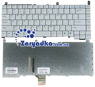 Оригинальная клавиатура для ноутбука eMachines M6809 M6810 белая Оригинальная клавиатура для ноутбука eMachines M6809 M6810 K023