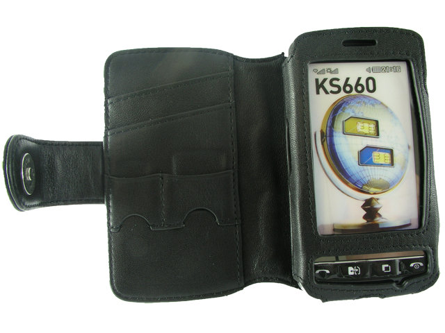Оригинальный кожаный чехол для телефона LG KS660 Side Open Оригинальный кожаный чехол для телефона LG KS660 Side Open.