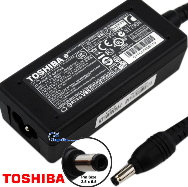Оригинальный блок питания для ноутбука Toshiba Satellite C660D C670D C850D L750D L755D L830 45Вт Оригинальный блок питания для ноутбука Toshiba Satellite C660D C670D C850D L750D L755D L830 45Вт