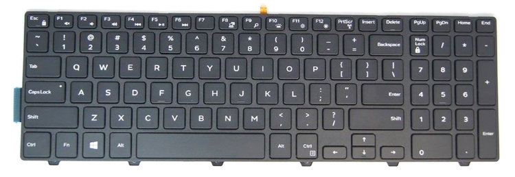 Клавиатура для ноутбука Dell Vostro 3558 15-3558 3568 Клавиатура со светодиодной подсветкой клавиш для ноутбука Dell Vosro 15- 3568 купить в интернете по самой выгодной цене