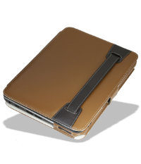 Оригинальный кожаный чехол для ноутбука Dell Inspiron Mini 9 коричневый
