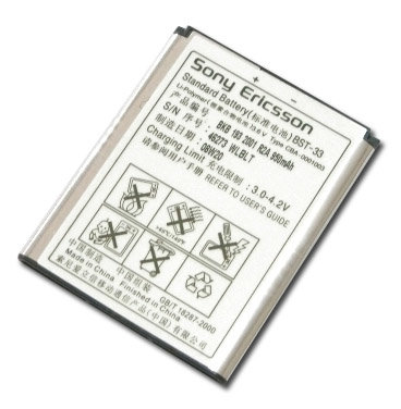 Аккумулятор для телефона Sony Ericsson W830 W830c W830i W890i BST-33 Аккумулятор для телефона Sony Ericsson W830 W830c W830i W890i BST-33