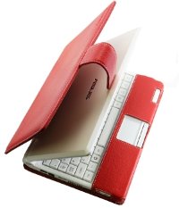 Оригинальный кожаный чехол для ноутбука Asus Eee PC 700 701 EeePC красный