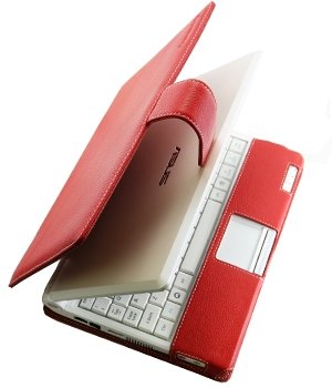 Оригинальный кожаный чехол для ноутбука Asus Eee PC 700 701 EeePC красный Оригинальный кожаный чехол для ноутбука Asus Eee PC 700 701 EeePC красный
