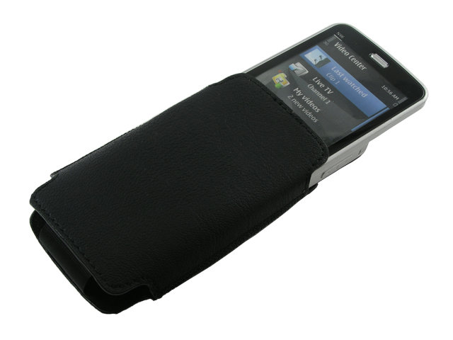 Оригинальный кожаный чехол для телефона Nokia N96 Black Оригинальный кожаный чехол для телефона Nokia N96 Black.