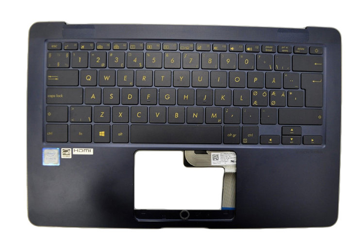 Корпус с клавиатурой для ноутбука Asus ZenBook 3 Deluxe UX490UA UX490 Купить часть корпуса со встроенной клавиатурой для ноутбука Asus zenbook 3 ux490 в интернете по самой выгодной цене