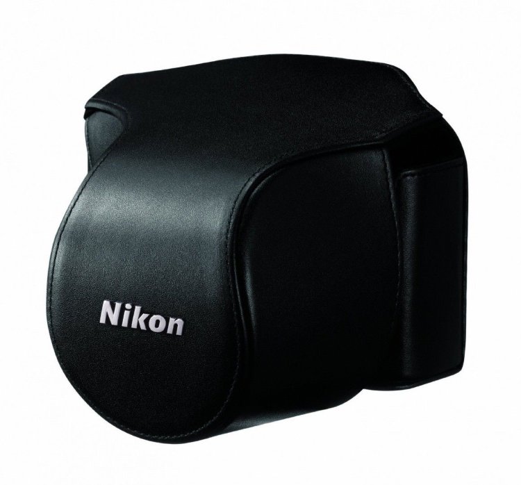 Оригинальный чехол Nikon CB-N1000SA для камеры Nikon 1 V1 Купить кожаный чехол для фотоаппарата Nikon 1 v1 в интернете по самой выгодной цене