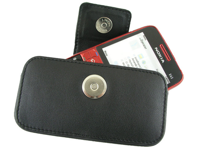 Оригинальная кожаная кобура для телефона Nokia E63 Оригинальная кожаная кобура для телефона Nokia E63.