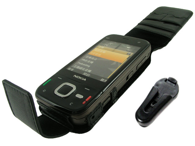 Оригинальный кожаный чехол для телефона Nokia N85 Clip Оригинальный кожаный чехол для телефона Nokia N85 Clip.