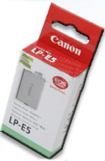 Оригинальный аккумулятор для камеры CANON LP-E5 450D 1000D XSi Kiss X2 LPE5 Оригинальная батарея для камеры CANON LP-E5 450D 1000D XSi Kiss X2 LPE5
