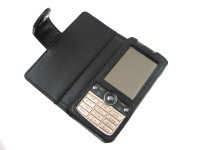 Оригинальный кожаный чехол для телефона Sony Ericsson G700 Side Open