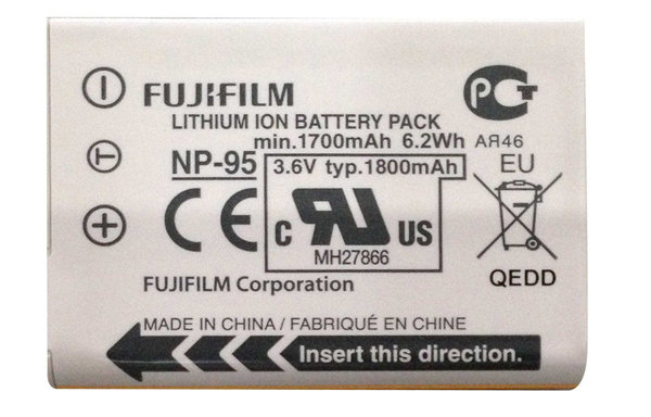 Аккумулятор батарея NP-95  для Fujifilm X100T, X100S, X100, X30, X-S1 оригинал 