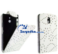 Оригинальный кожаный чехол для телефона Sony Xperia P LT22i белый