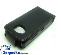 Кожаный чехол флип для телефона Nokia E52 купить