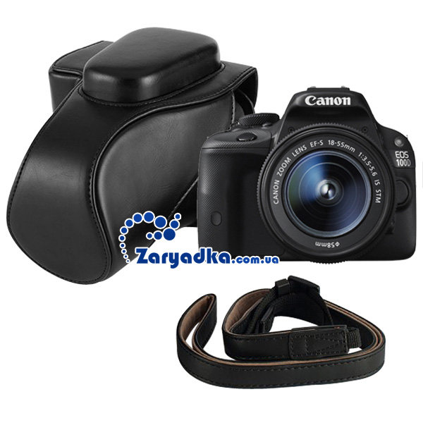 Оригинальный кожаный чехол Canon EOS 100D DSLR купить Купить чехол из оригинальной кожи для камеры Canon EOS 100D в интернет магазине с гарантией