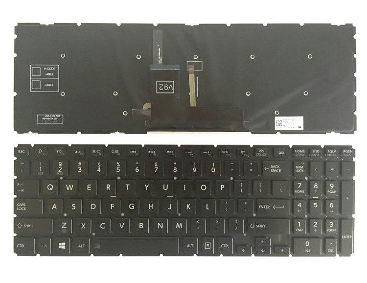 Клавиатура для ноутбука Toshiba Satellite P50-C P50D-C P50t-C P55-C P55t-C  Купить клавиатуру для ноутбука Toshiba p50-c-142 в интернете по самой выгодной цене