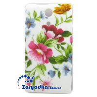 Чехол с рисунком для телефона Sony Xperia ZR M36h C5502 цветы