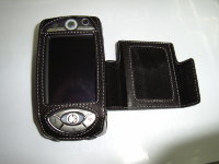 Оригинальный кожаный чехол для телефона Motorola A1000 Side Open