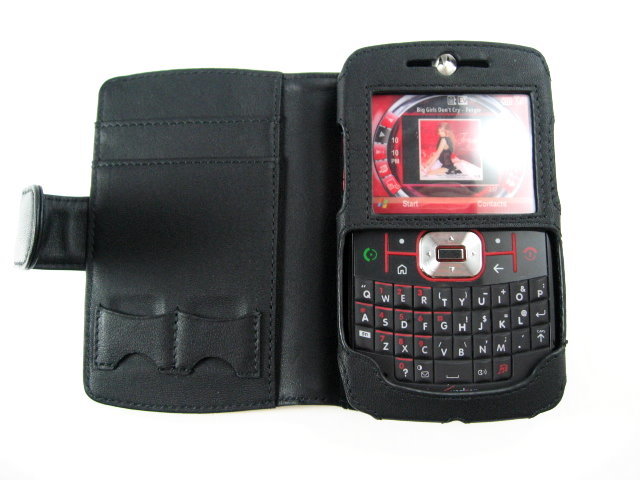 Оригинальный кожаный чехол для телефона Motorola Q9 Side Open Оригинальный кожаный чехол для телефона Motorola Q9 Side Open.