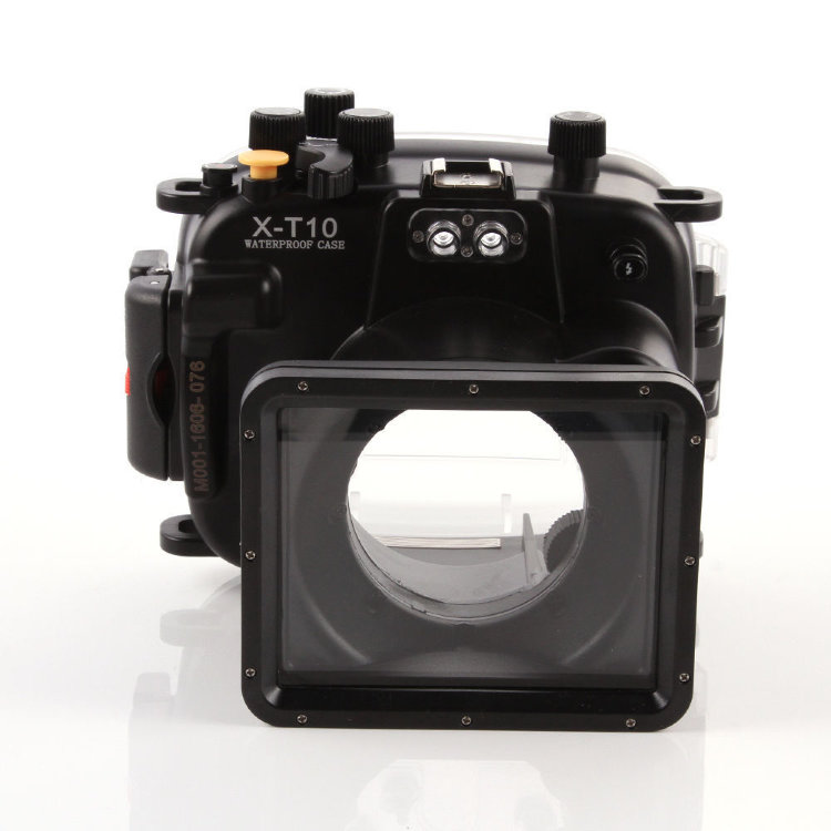 Бокс для подводной съемки для камеры Fujifilm Fuji X-T10 Купить оригинальный водонепроницаемый чехол для фотоаппарата Fujifilm X T10 в интернете по самой выгодной цене