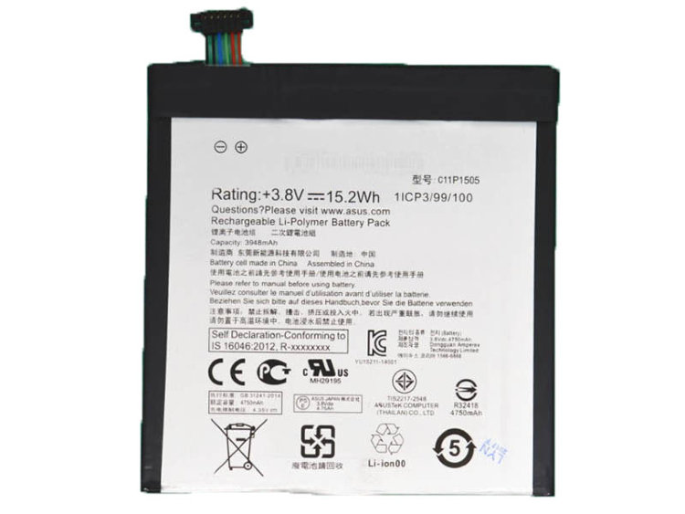 Аккумулятор для планшета Asus ZenPad 8.0 Z380KL P024 Z380C P022 C11P1505  Купить батарею для планшета Asus ZenPad 8 в интернете по самой выгодной цене