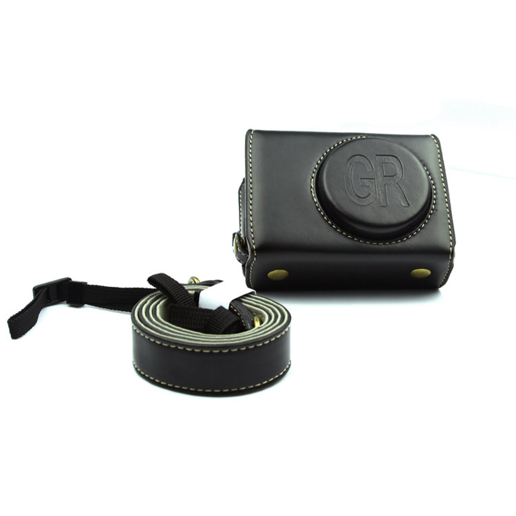 Кожаный защитный чехол для камеры Ricoh GRIII GR3 GR III Купить кожаный чехол для фотоаппарата Ricoh GR3 в интернете по выгодной цене