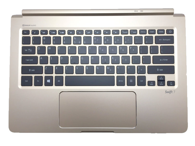 Клавиатура для ноутбука Acer Swift SF713-51 TFQ39ZDSTCTN Купить корпус с клавиатурой для Acer swift sf713 в интернете по выгодной цене