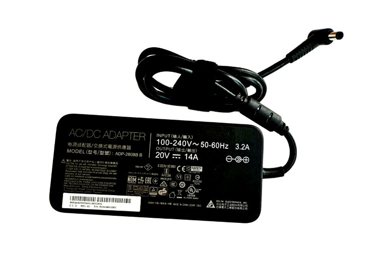 Оригинальный блок питания для ноутбука MSI GE63 Raider RGB-051 Delta ADP-280BB B Купить зарядку для MSI ge 63 в интернете по выгодной цене