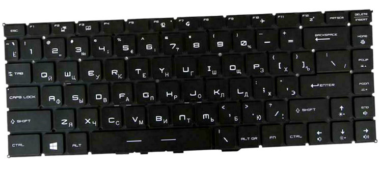 Клавиатура для ноутбука MSI GS65 GS65 Stealth GS65VR Купить клавиатуру для MSI GS65 в интернете по выгодной цене