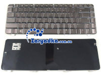 Клавиатура для ноутбука HP DV3-2000 черная/белая/бронза