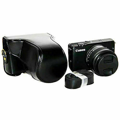 Чехол для камеры Canon EOS M100 Купить кожаный чехол для фотоаппарата Canon M100 в интернете по выгодной цене