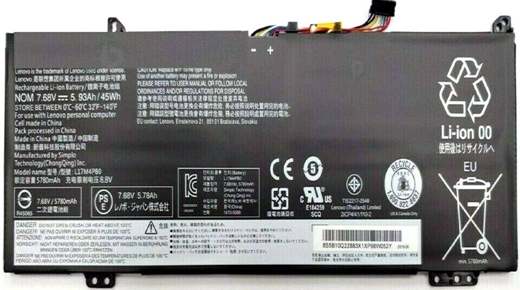 Оригинальный аккумулятор для ноутбука Lenovo Yoga 530-14ARR 530-14IKB IdeaPad 530s L17M4PB0 Купить батарею для Lenovo 530-14 в интернете по выгодной цене