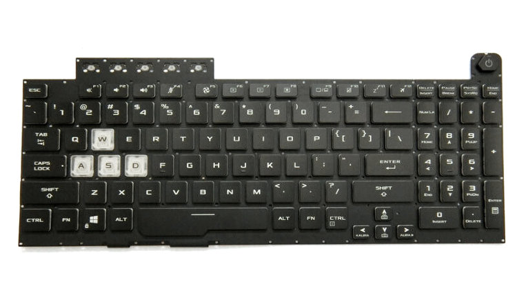 Клавиатура для ноутбука ASUS TUF Gaming F17 FX706II FX706LI Купить клавиатуру для Asus F17 в интернете по выгодной цене