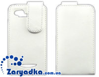 Кожаный чехол для телефона Sony Ericsson Yari U100 черный/белый