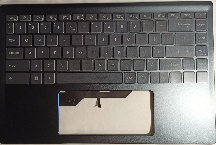 Клавиатура для ноутбука MSI Prestige 14 MS-14C4 топкейс Купить клавиатуру для MSI prestige 14 в интернете по выгодной цене