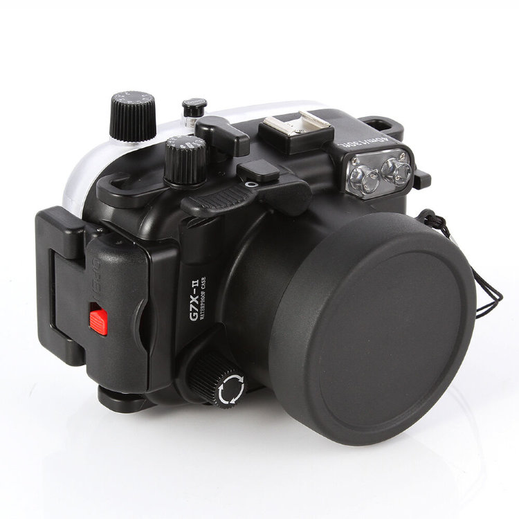 Чехол подводной съемки для камеры Canon PowerShot G7X Mark II Купить бокс для съемки под водой Canon G7 x  в интернете по выгодной цене