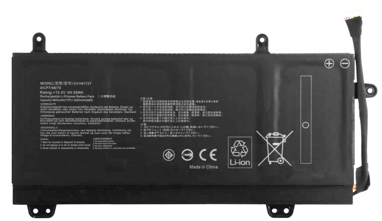 Оригинальный аккумулятор для ноутбука Asus Zephyrus M GM501G GM501GM GM501GS GU501GM C41N1727  Купить батарею для Asus GM 501 в интернете по выгодной цене