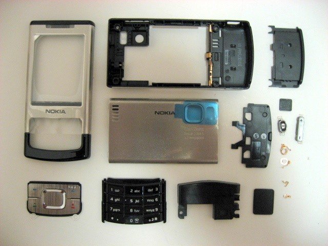 Оригинальный корпус для телефона Nokia 6500 Slide (метал) Оригинальный корпус для телефона Nokia 6500 Slide.