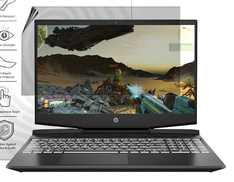 Защитная пленка экрана для ноутбука HP Pavilion Gaming 15 DK0020NA Купить пленку матрицы для HP 15-dk0090ur в интернете по выгодной цене