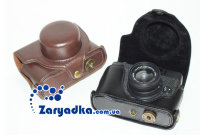 Оригинальный кожаный чехол для камеры Fujifilm X20 X10 Finepix черный, коричневый