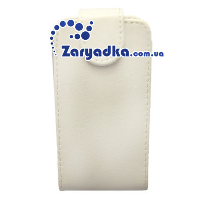 Оригинальный кожаный чехол для телефона Samsung Galaxy Mini S5570 флип белый Оригинальный кожаный чехол для телефона Samsung Galaxy Mini S5570 флип белый