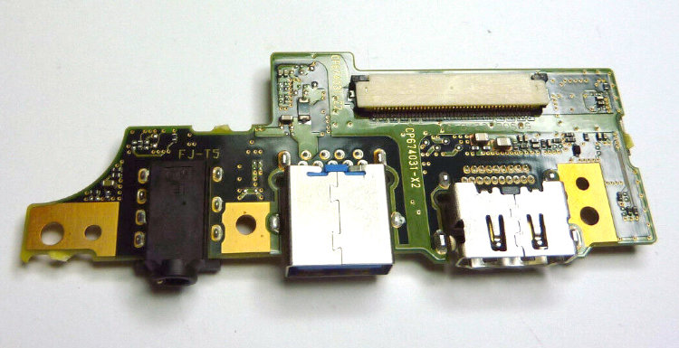 Модуль USB со звуковой картой для fujitsu lifebook t935 cp674031-x2 Купить звуковую карту для Fujitsu T935 в интернете по выгодной цене