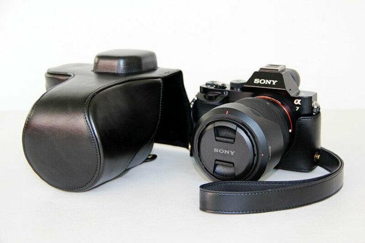 Кожаный чехол для камеры Sony A7 A7R A7S  Купить оригинальный кожаный чехол для фотоаппарата Sony A7 в интернете по выгодной цене