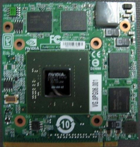 Видеокарта для ноутбука Nvidia GeForce 9600M GT 512MB MXM II Видеокарта для ноутбука Nvidia GeForce 9600M GT 512MB MXM II